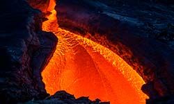 Звуки Лавы вулкана и магмы