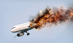Звуки авиакатастрофы